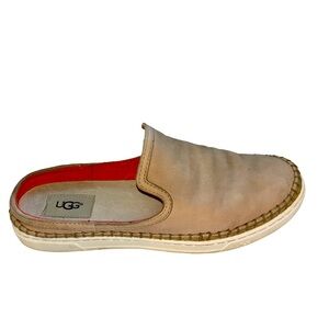 UGG | UGG Caleel Women’s Sand/ Tan Slip- On Leather Mule #1010102 Shoe Size: 8.5